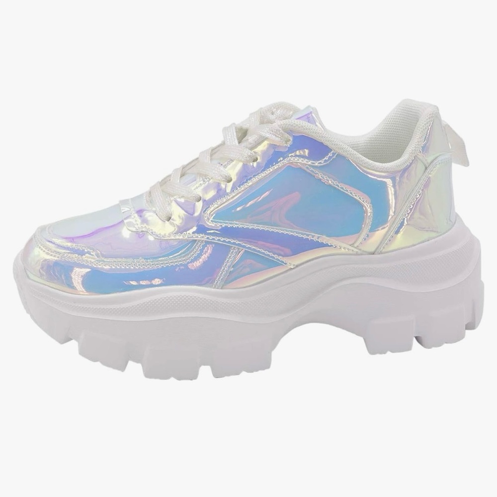 Holographic sneakers